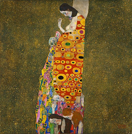 L'Espoir, 1907, Gustav Klimt
