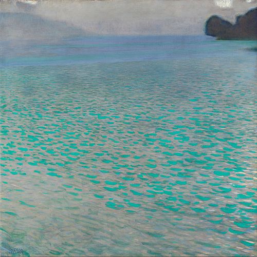 On Lake Attersee, 1900, Gustav Klimt