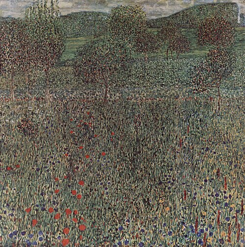 Champ en fleur, 1907, Gustav Klimt