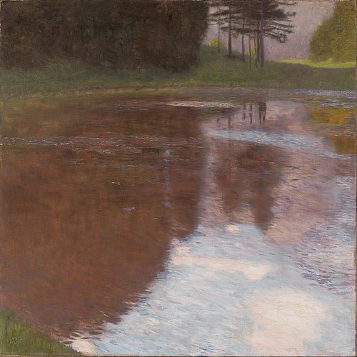 A Morning by the Pond, 1899, Gustav Klimt