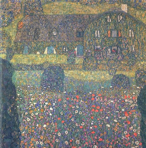 Country House at the Attersee, 1914, Gustav Klimt