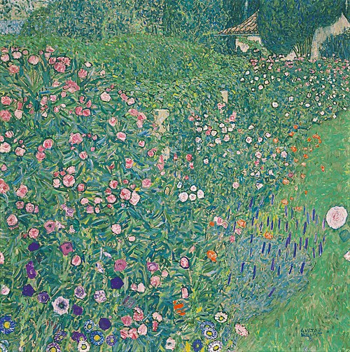 Paysage horticole italien, 1913, Gustav Klimt