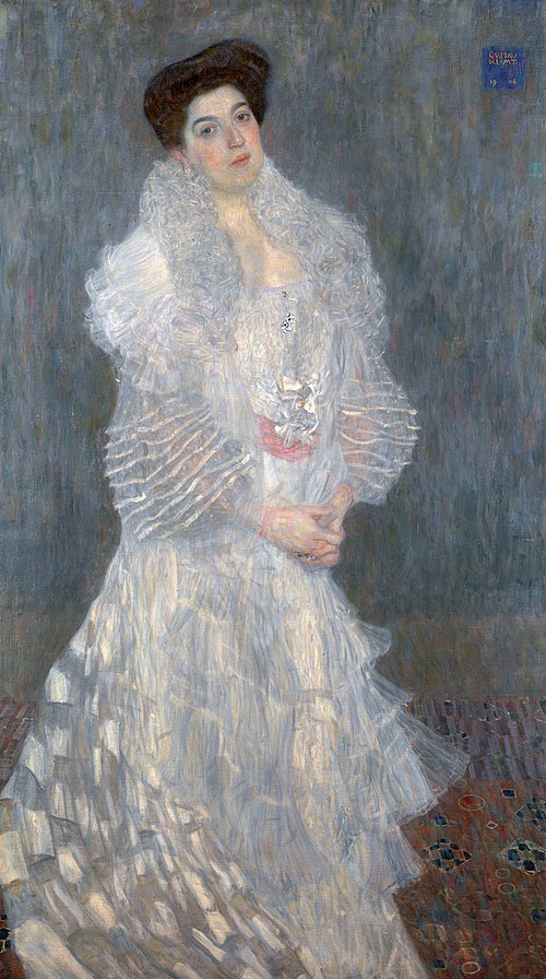 Portrait of Hermine Gallia, 1904, Gustav Klimt