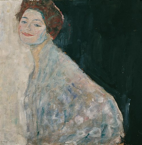 Lady in White, 1917, Gustav Klimt