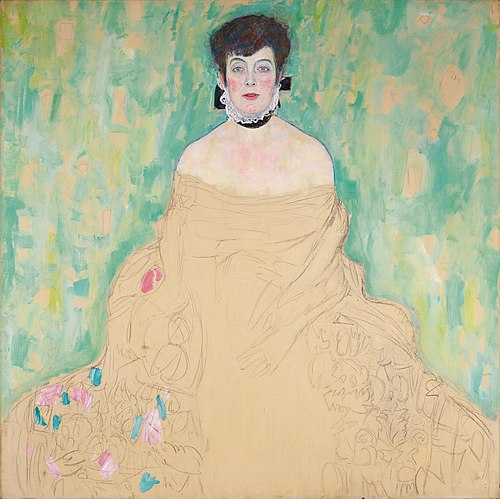 Portrait of Amalie Zuckerkandl, 1917, Gustav Klimt