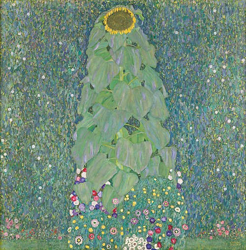 Sunflower, 1907, Gustav Klimt