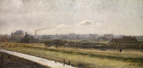 Willemsparkweg in aanbouw, 1894, Marie Heineken