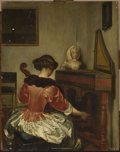Concert for cello and harpsichord, , Gerard ter Borch