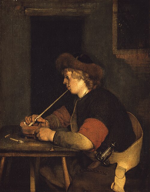 The Smoker, 1664, Gerard ter Borch