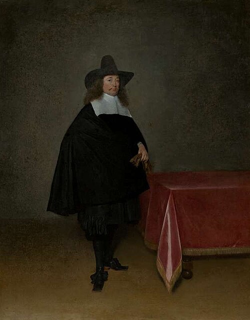 Portrait of Willem Marienburg II, 1661, Gerard ter Borch