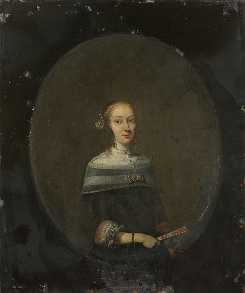 Portrait of a woman, 1650, Gerard ter Borch
