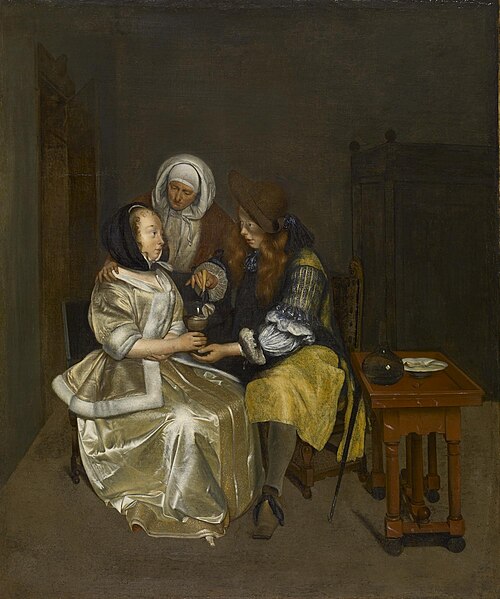 A Glass Of Lemonade, 1666, Gerard ter Borch
