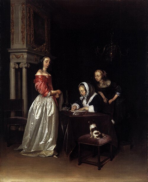The Curious, 1660, Gerard ter Borch
