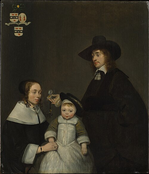 The Van Moerkerken Family, 1653, Gerard ter Borch