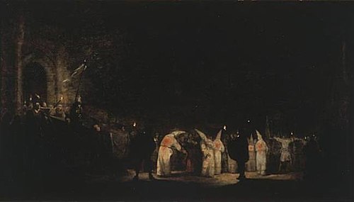 Procession of Flagellants, 1640, Gerard ter Borch