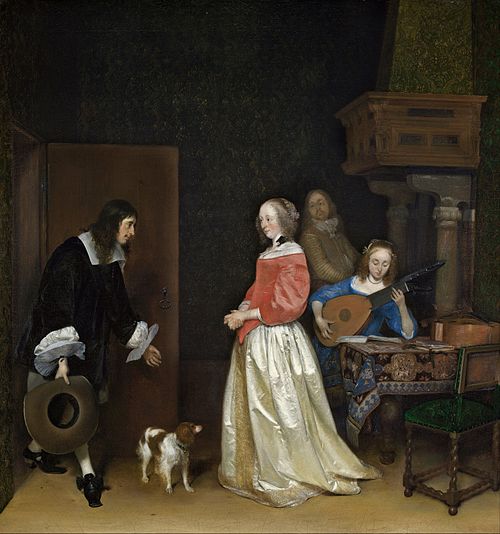 The Suitor's Visit, 1658, Gerard ter Borch