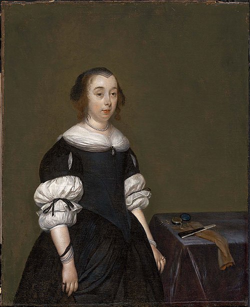 Portrait of a Woman, 1670, Gerard ter Borch