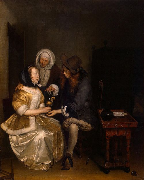 Glass of Lemonade, 1663, Gerard ter Borch