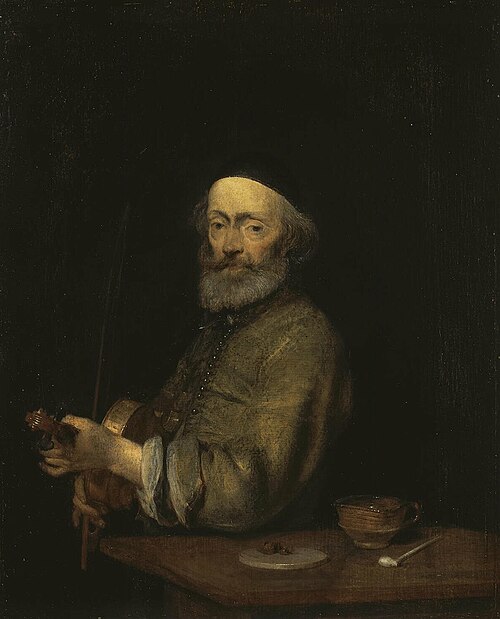 Violinist, 1649, Gerard ter Borch