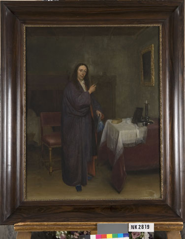 Portrait of a Man holding a Letter, 1675, Gerard ter Borch