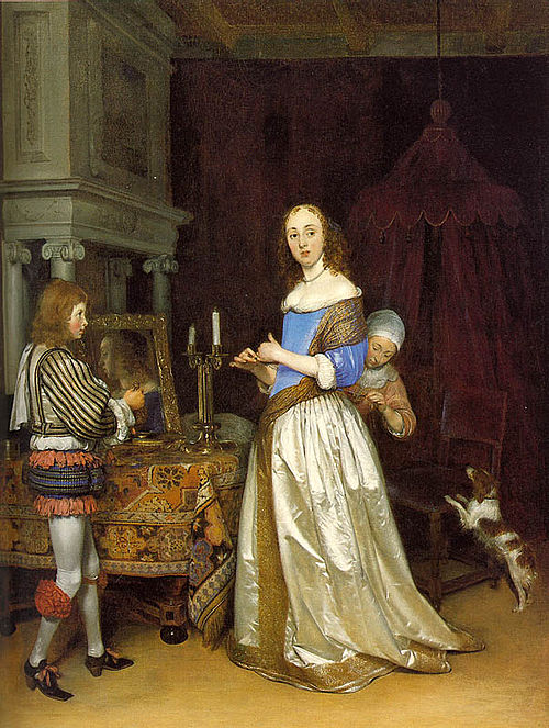 Une Dame à sa toilette, 1660, Gerard ter Borch