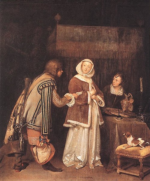 The Rejected Letter, 1655, Gerard ter Borch