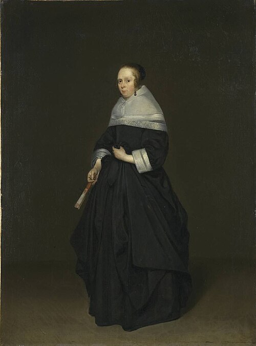 Portrait of a Woman, 1660, Gerard ter Borch