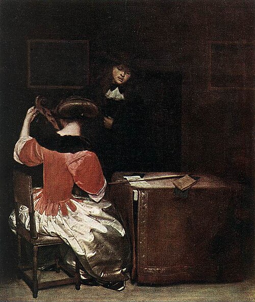 The Music Lesson, 1660, Gerard ter Borch
