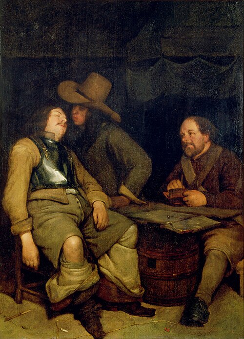 Guardroom, 1653, Gerard ter Borch