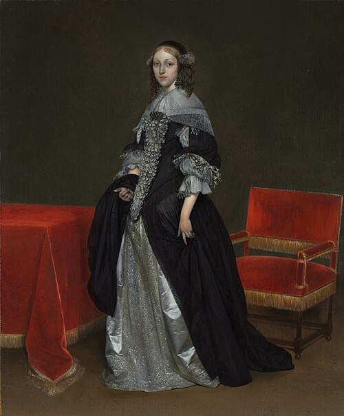 Portrait of a Woman, 1665, Gerard ter Borch