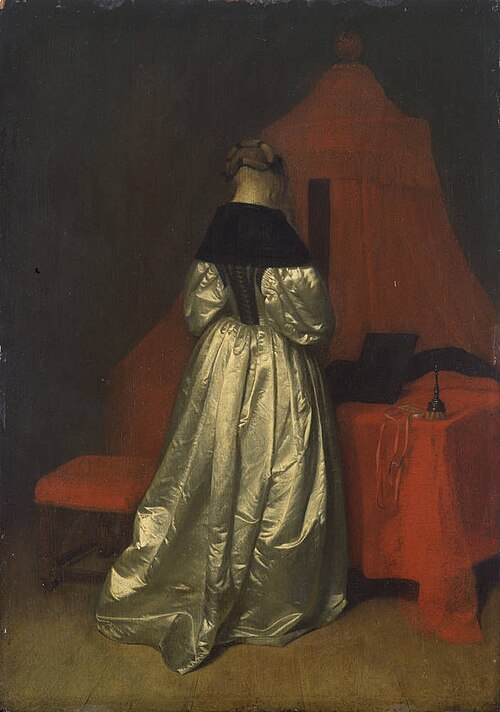 A Lady in her Chamber, 1655, Gerard ter Borch