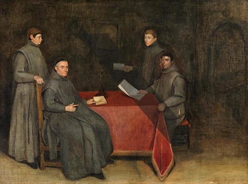 Four Franciscan Monks, 1648, Gerard ter Borch