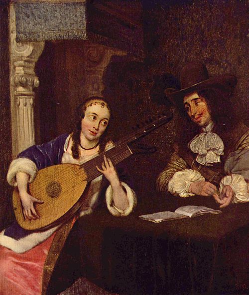 The Lute Player, 1670, Gerard ter Borch
