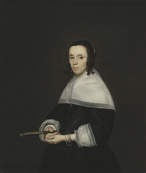 Portrait of a Lady, 1659, Gerard ter Borch
