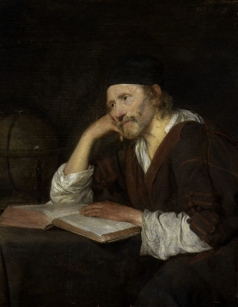 The Philosoper Heraclitus, 1648, Gerard ter Borch