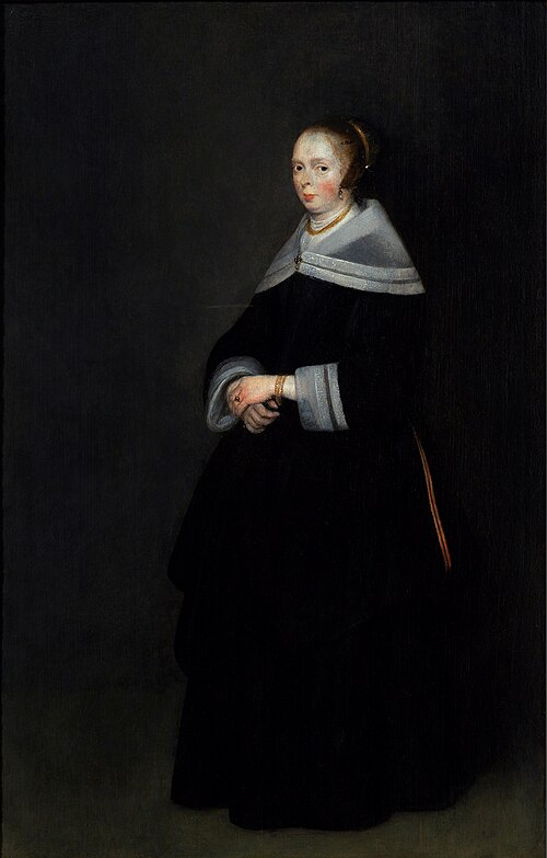 Portrait of a Lady, 1660, Gerard ter Borch
