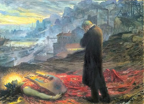 La mort de la pourpre, 1914, Georges-Antoine Rochegrosse