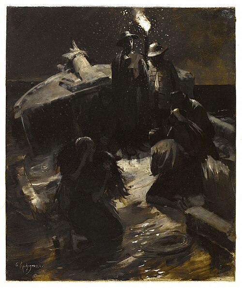 Le Naufrage, 1886, Georges-Antoine Rochegrosse