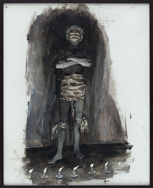 Gwynplaine. L'Homme qui rit, 1886, Georges-Antoine Rochegrosse