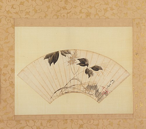 Pampas Grass and Arrowroot, , Sakai Hōitsu