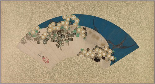 Chrysanthemums by the Water, 1794, Sakai Hōitsu