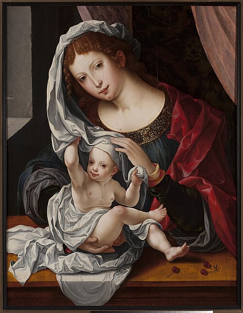 Madonna with Child Jesus, 1531, Jan Mabuse