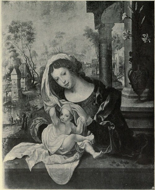 La Vierge au voile, 1500, Jan Mabuse