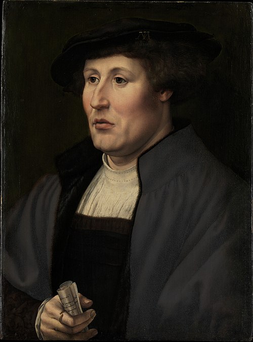 Portrait d'homme, 1520, Jan Mabuse