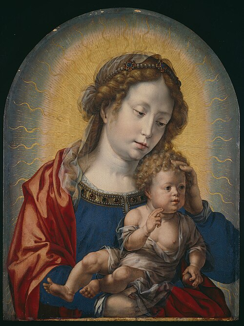 Vierge à l'enfant, 1525, Jan Mabuse