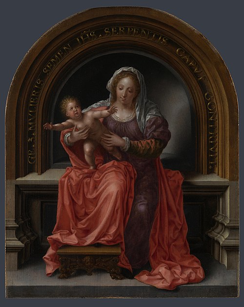 The Virgin and Child, 1527, Jan Mabuse