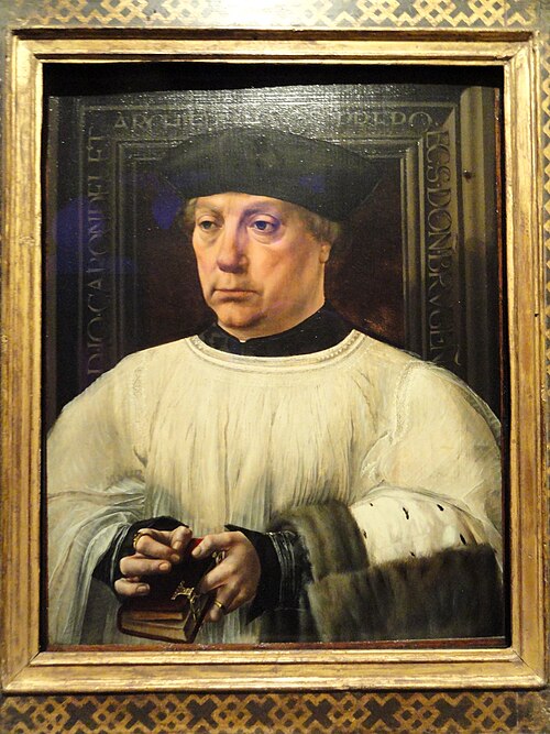 Portrait of Jean Carondelet, 1525, Jan Mabuse