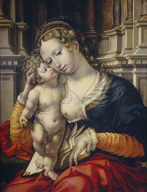 Vierge à l'Enfant, 1527, Jan Mabuse