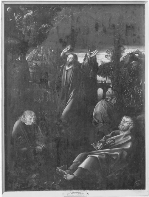 Christ on Mount Olive, 1525, Jan Mabuse