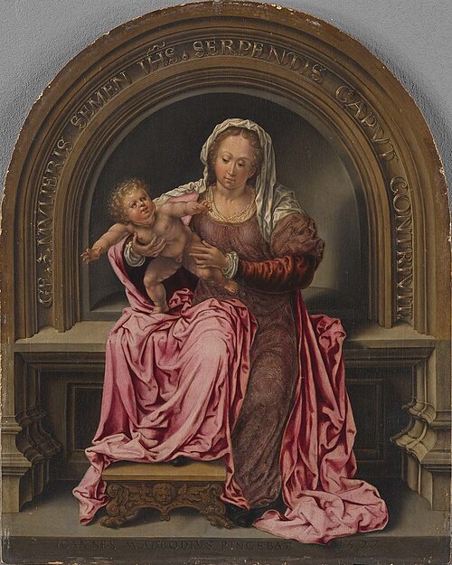 Madonna and child, 1527, Jan Mabuse